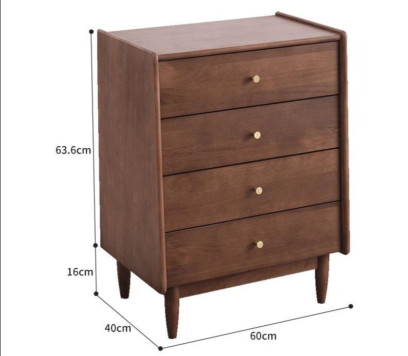 Tristan Chest of Drawers Solid Wood Mid Century