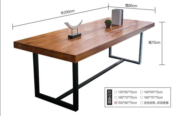 ROMAN American Full Solid Wood Dining Table