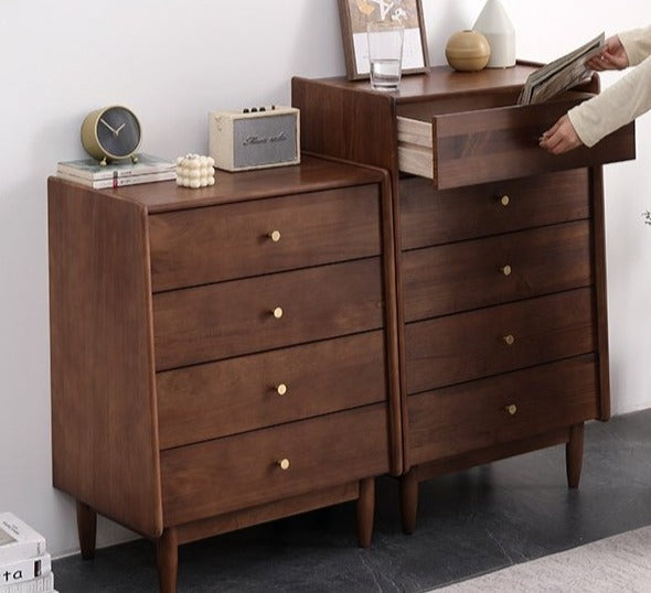 Tristan Chest of Drawers Solid Wood Mid Century