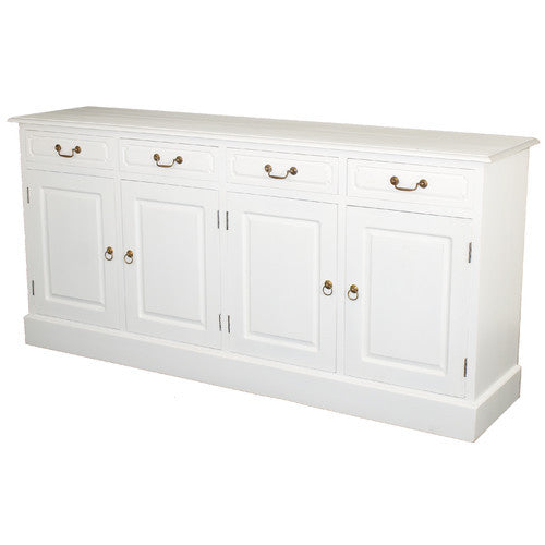 White+Marseille-French+4+Door+4+Drawer+Buffet