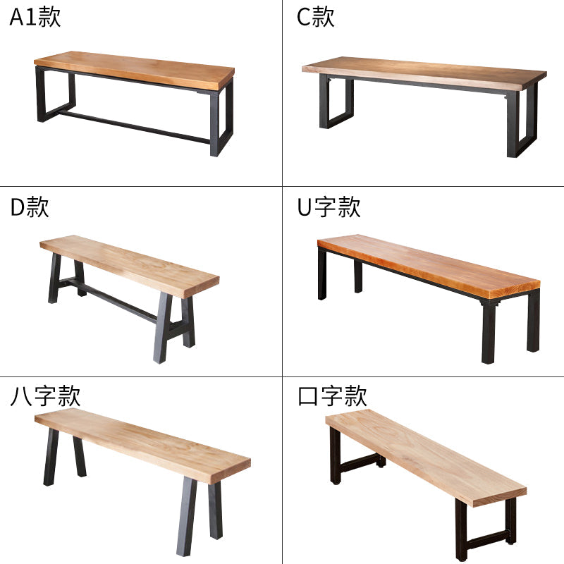 Aubrey Bench Solid Wood Nordic 1.2 to 2.2m