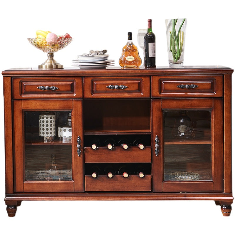 OLIVIA American Style Solid Wood Buffet Sideboard Cabinet