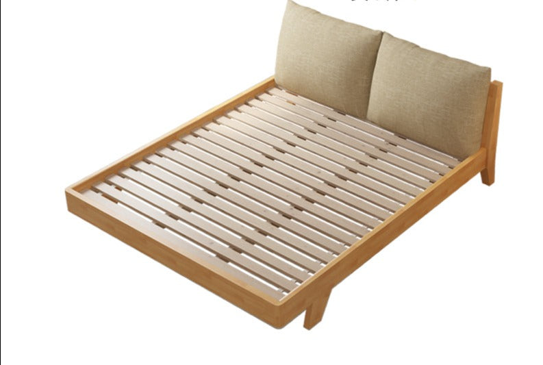 AMELIA Scandinavian Nordic Japanese Full Solid Wood Bed