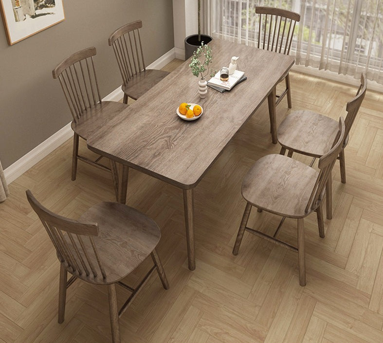 ADALINE Minimalist Dining Table Nordic All Solid Wood