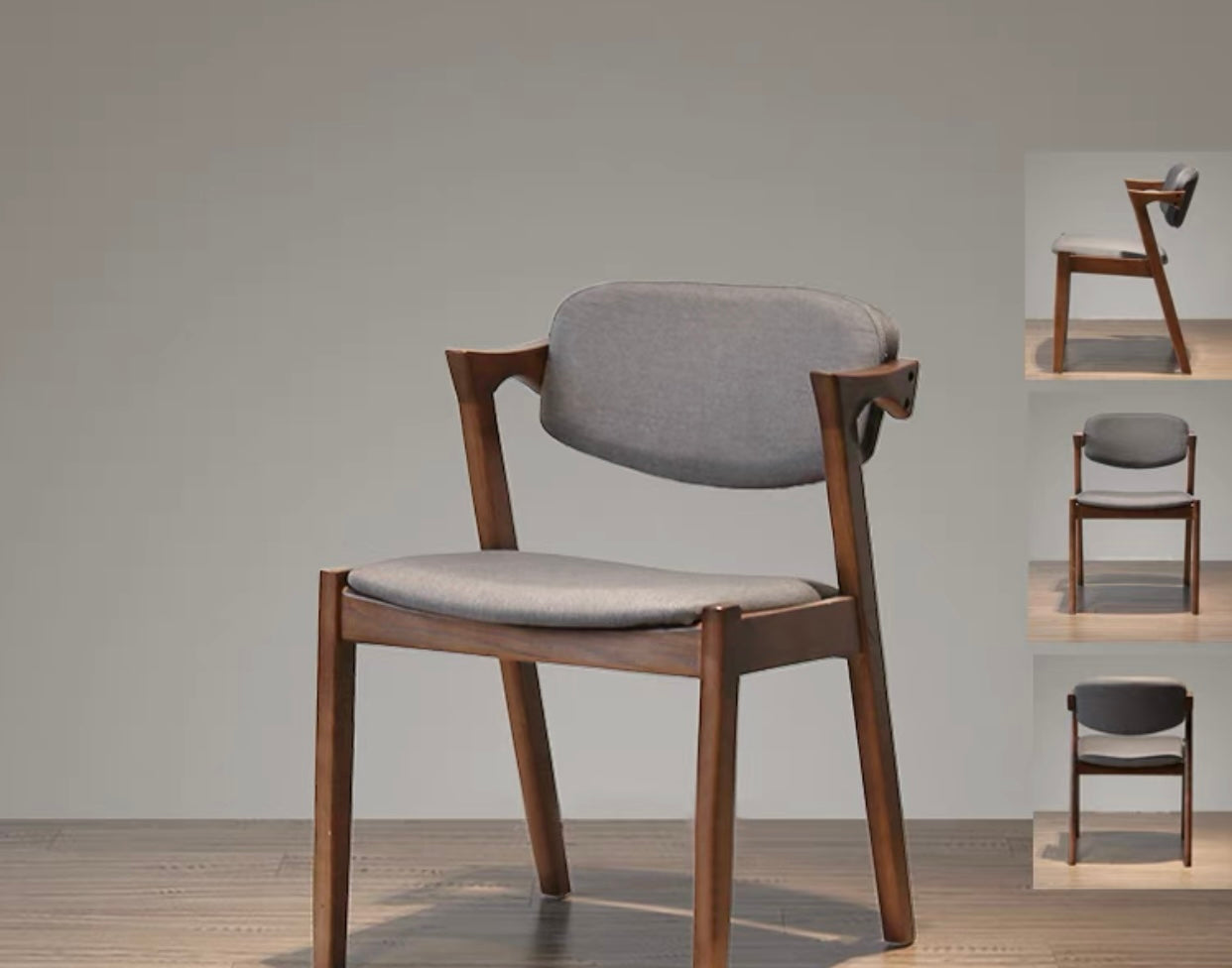 KARTER Scandinavian Solid Wood Dining Chair