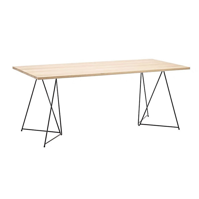 Jesse Solid Wood Dining Table Modern Minimalist solid wood conference table